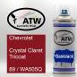 Preview: Chevrolet, Crystal Claret Tricoat, 89 / WA505Q: 400ml Sprühdose, von ATW Autoteile West.